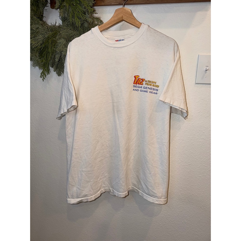 Vintage 90s Taz in Escape from Mars Sega Genesis Game Gear T Shirt XL